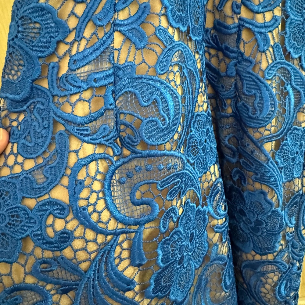 Dress The Population cocktail dress - cobalt - Picture 4 of 6